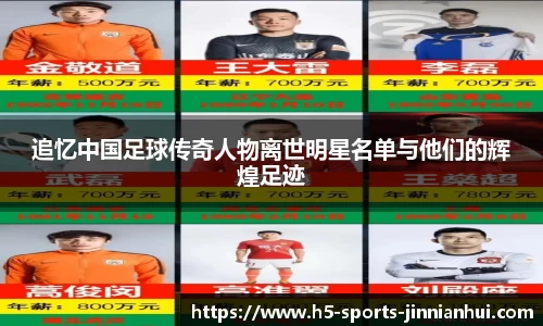 追忆中国足球传奇人物离世明星名单与他们的辉煌足迹